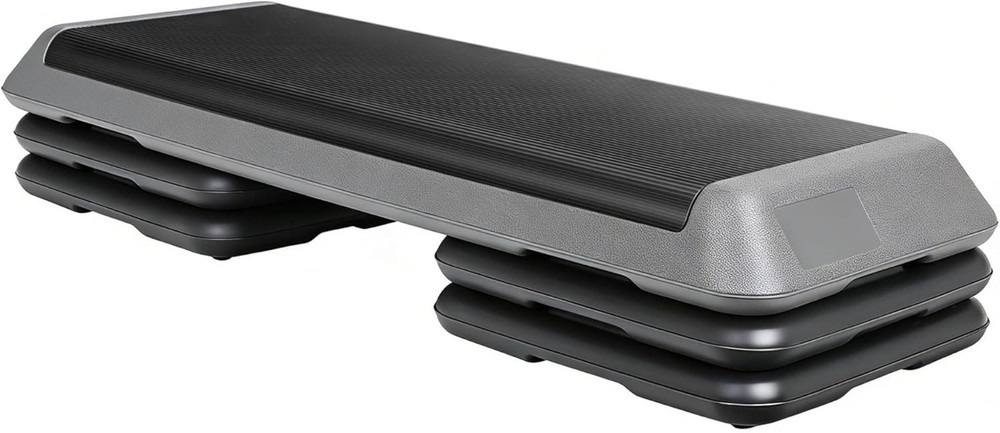 ZENY 43'' Exercise Aerobic Step Platform,Adjustable+4Stackable Risers