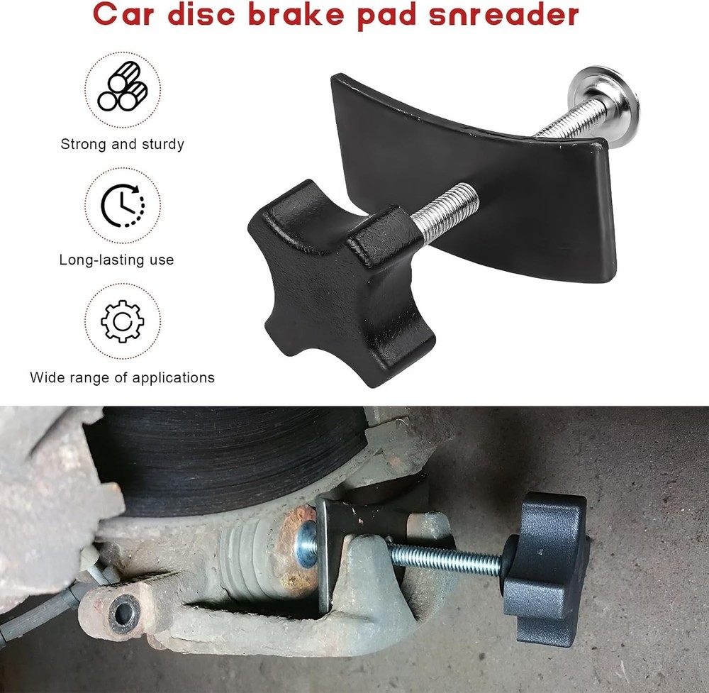 Heavy Duty Brake Caliper Piston Compressor Tool T-Shape Universal Brake Sprea...