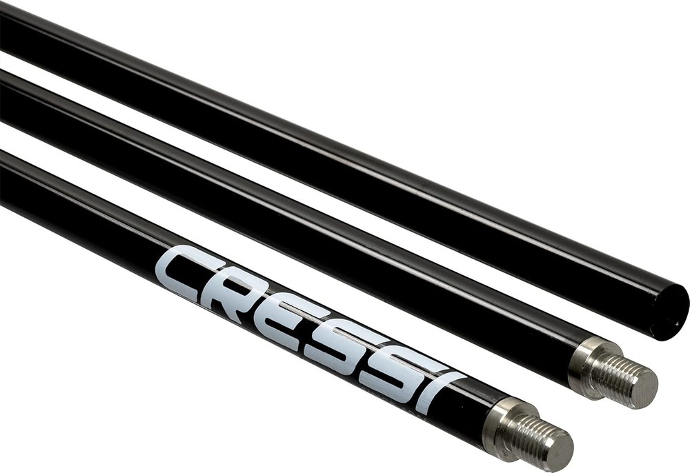 Aluminium Pole Spear, Black, 3 pcs, 6.5 ft