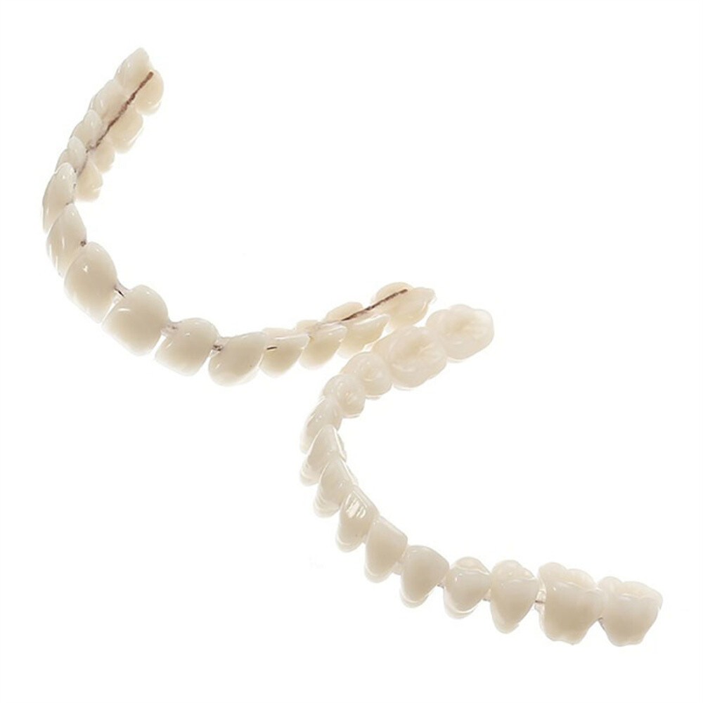 1pc Smile Teeth Upper＆Bottom Set False Teeth Denture Veneers Dental Tooth Cover