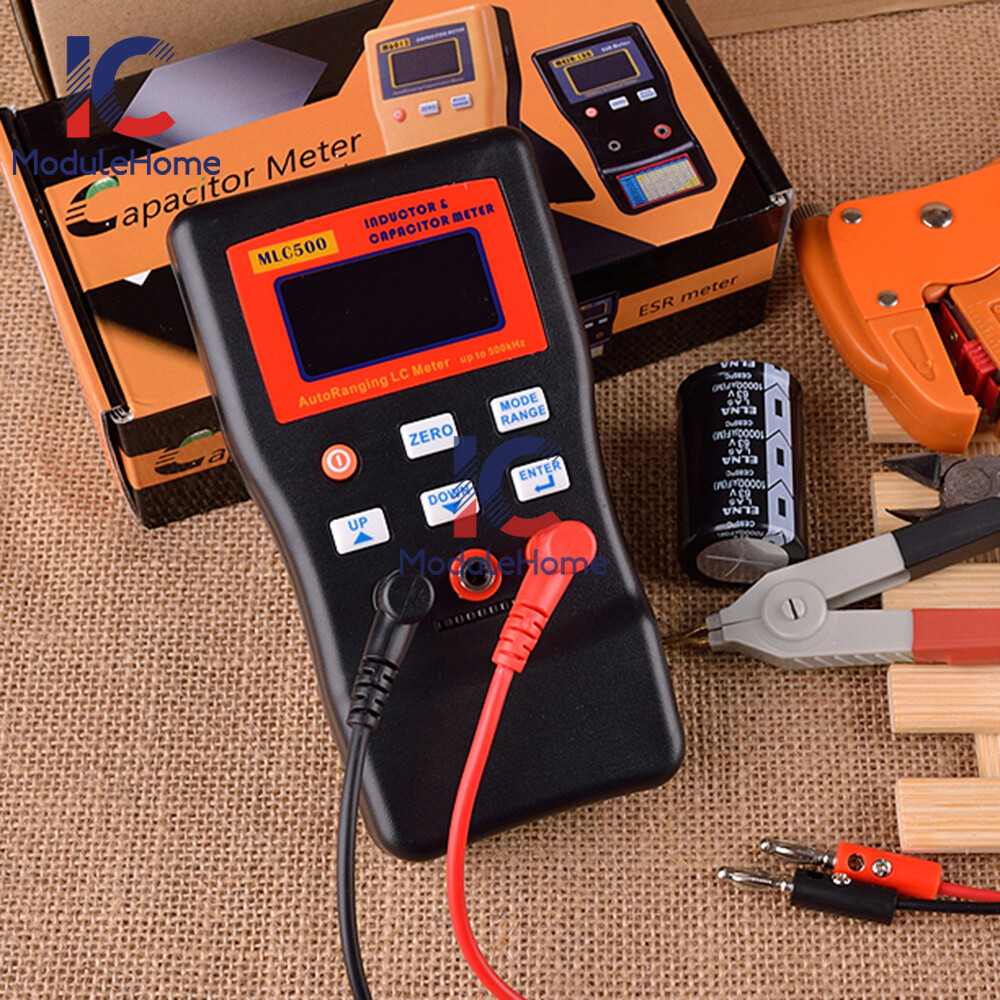 MLC500 Auto Range Capacitance Inductance Meter Digital Capacitance Tester New