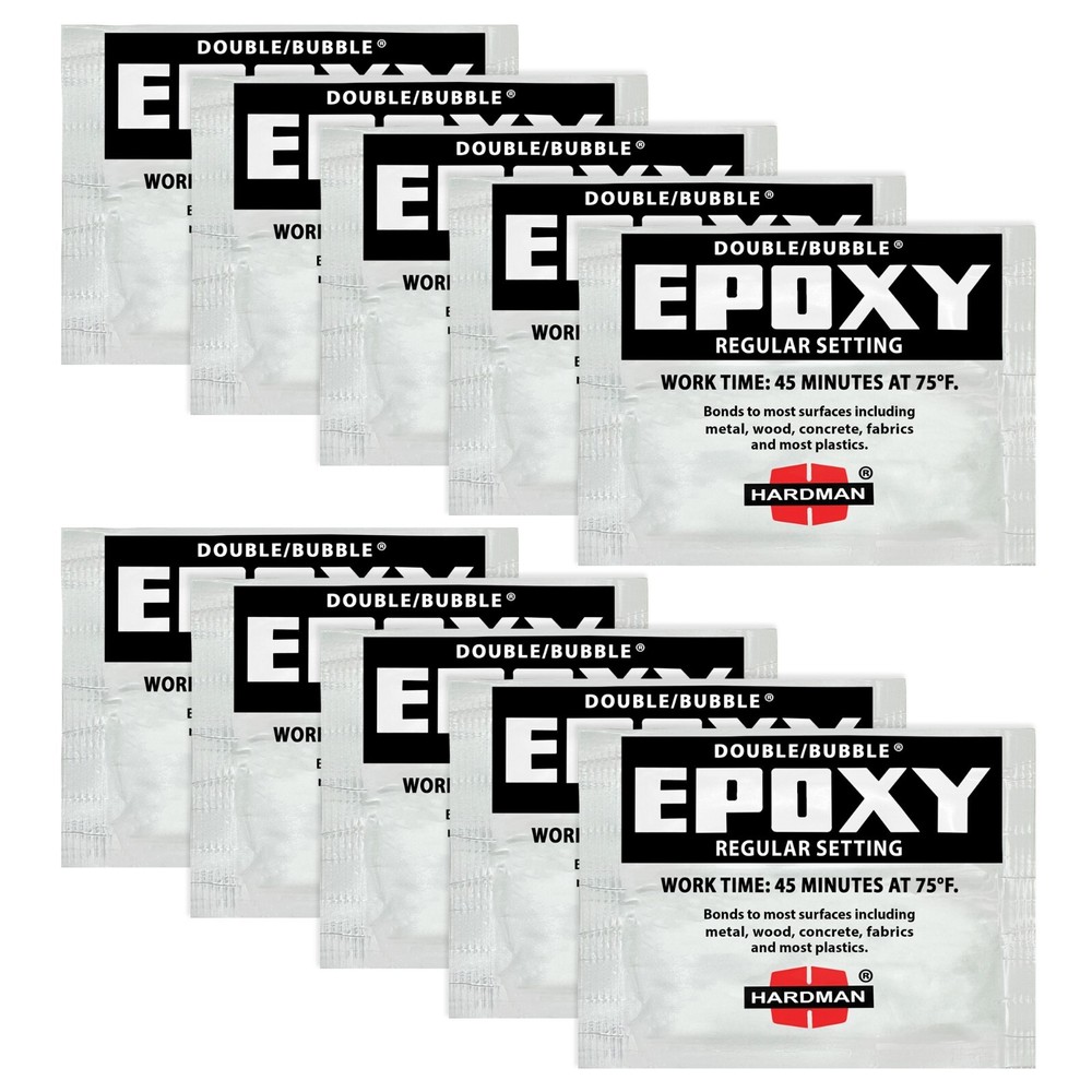 Hardman Double Bubble Black Regular Setting Epoxy - 04006 (10 pack)