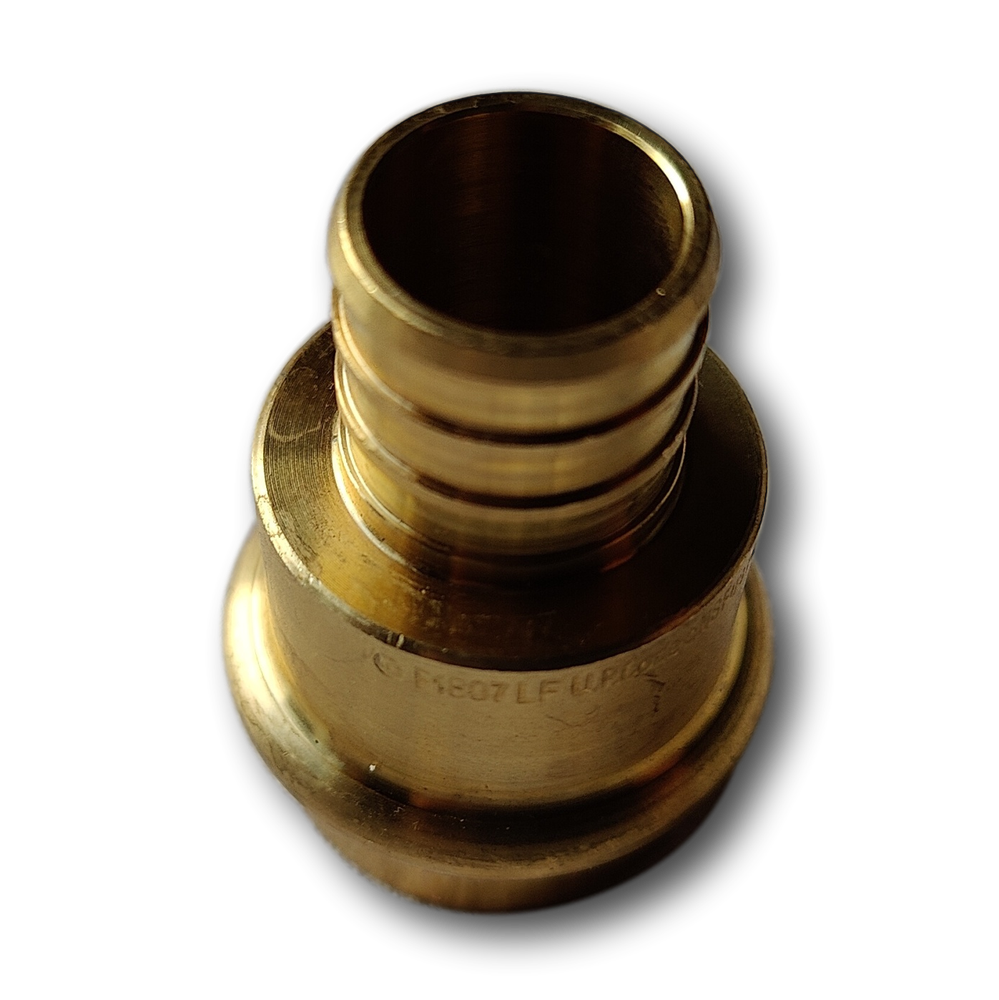 1 Pc. 3/4" Press x 3/4" Pex Coupling, Replace for 3/4" Press Fit coupling, Brass