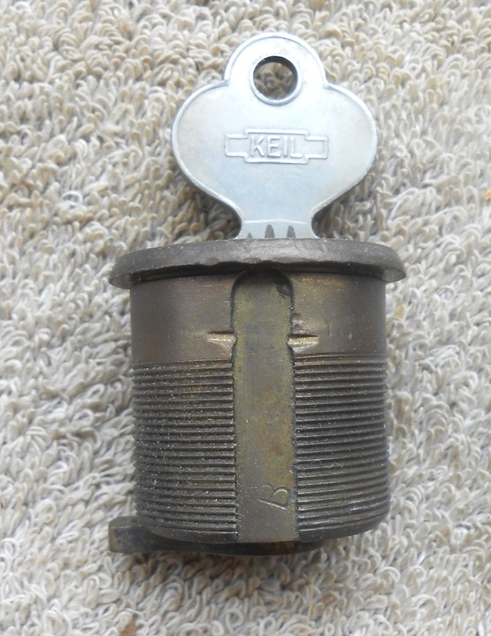 Vintage original EAGLE Mortise Cylinder with 1 key