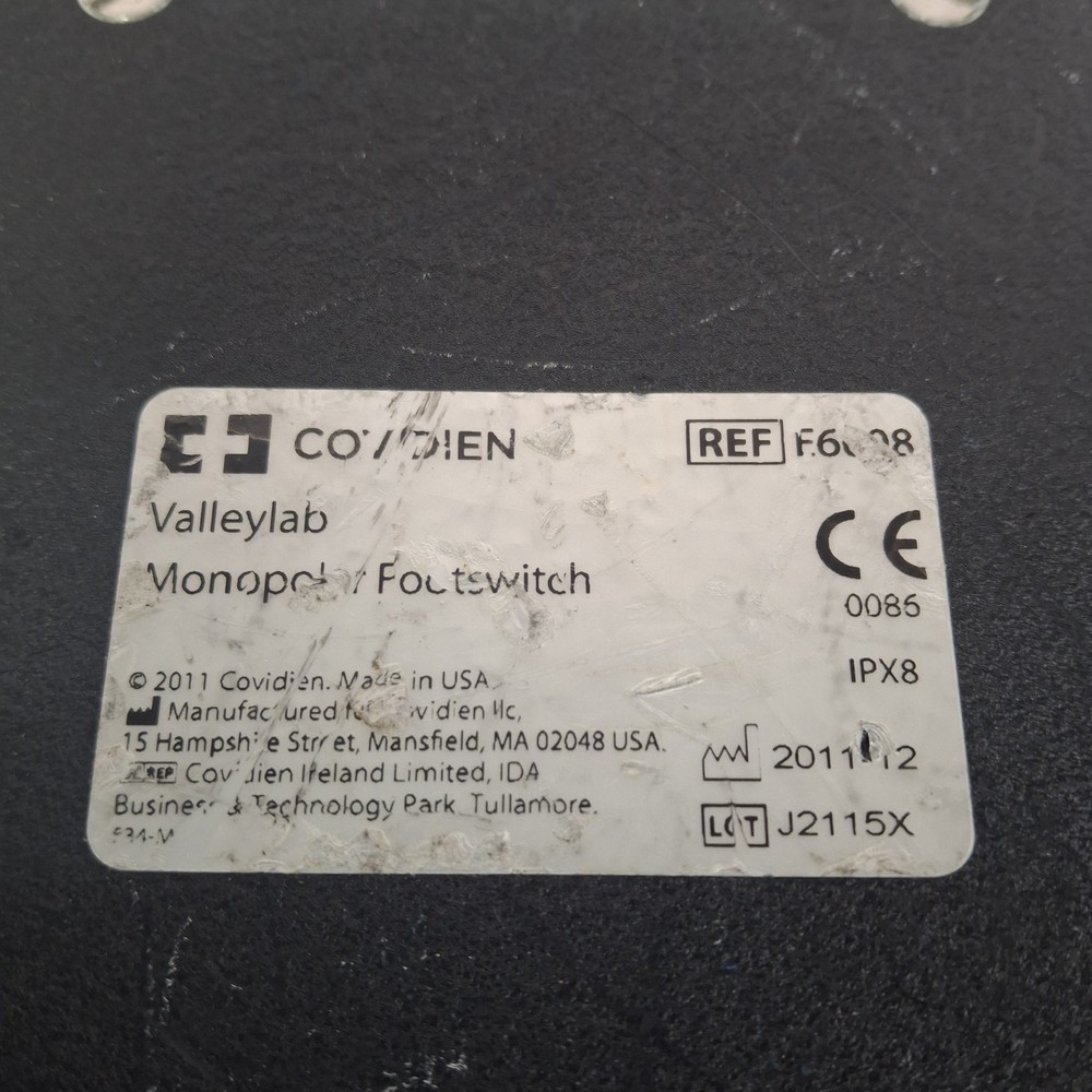 Valleylab E6008 Monopolar Electrosurgical Footswitch