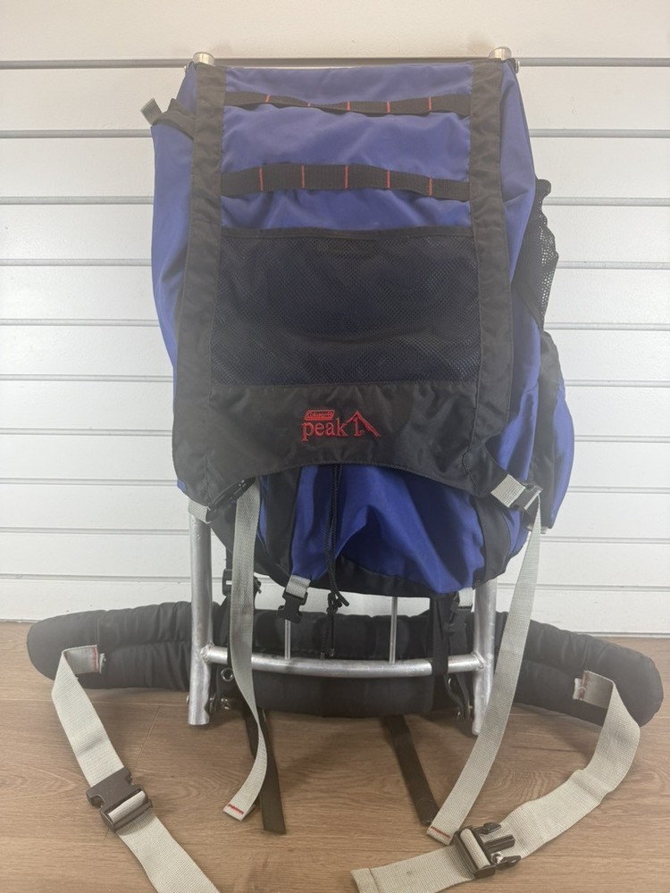 COLEMAN PEAK 1 EXTERNAL ALUMINIUM FRAME BACKPACK, BLUE (WCP033750)