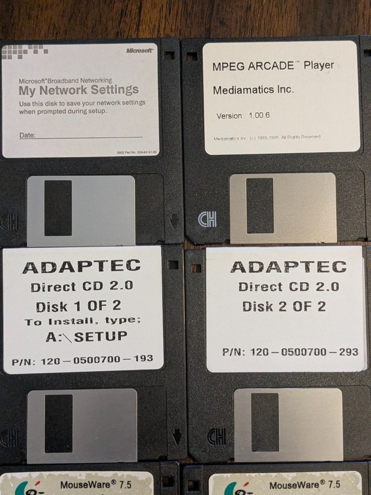 Floppy disc lot