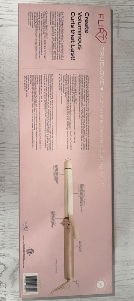 Flirt True Love 1" Curling Iron
