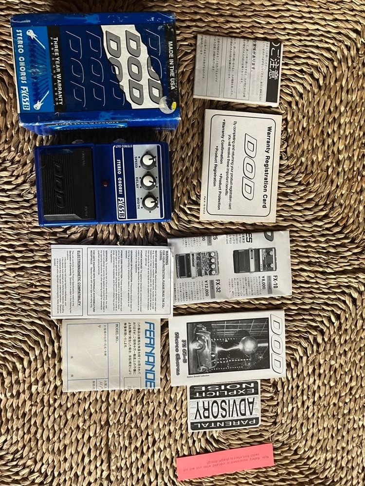 DOD FX65B Stereo Chorus Effects Pedal