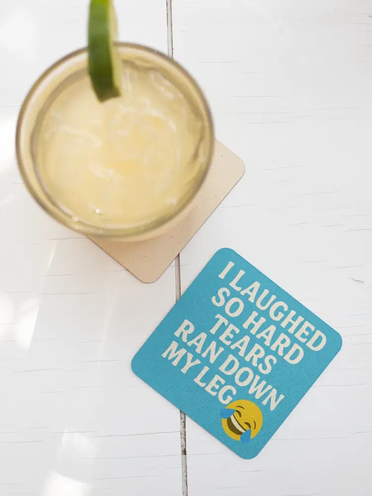 Handmade Coaster: Oops, There It Goes