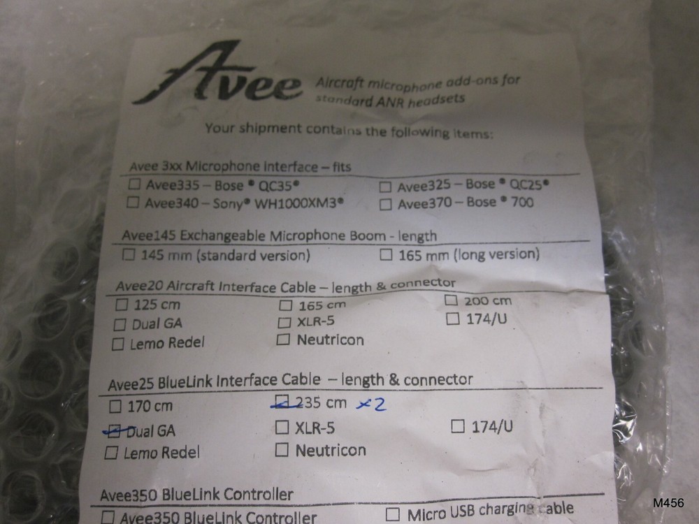 Avee25 Bluelink Interface Cable Dual GA 235cm