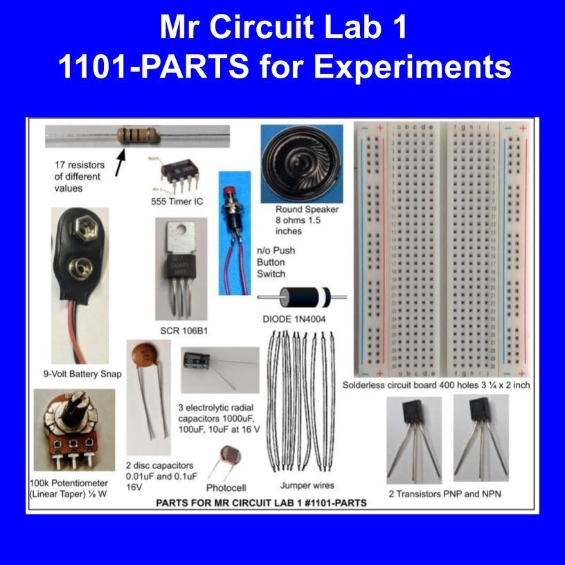 1101 Mr Circuit Home School Electronics Book and Lab for Beginners
