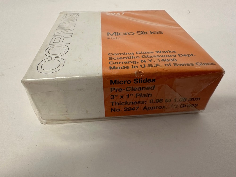 Corning® 38x75mm Plain Microscope Slides (2947)