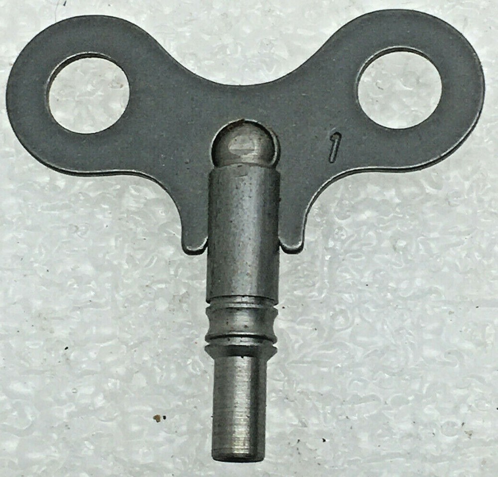 Antique  #1 Steel Clock Key