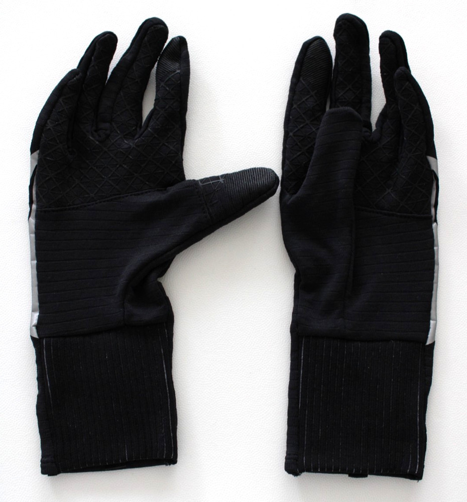 Nike Sphere Running Gloves Women's Medium Black/Silver