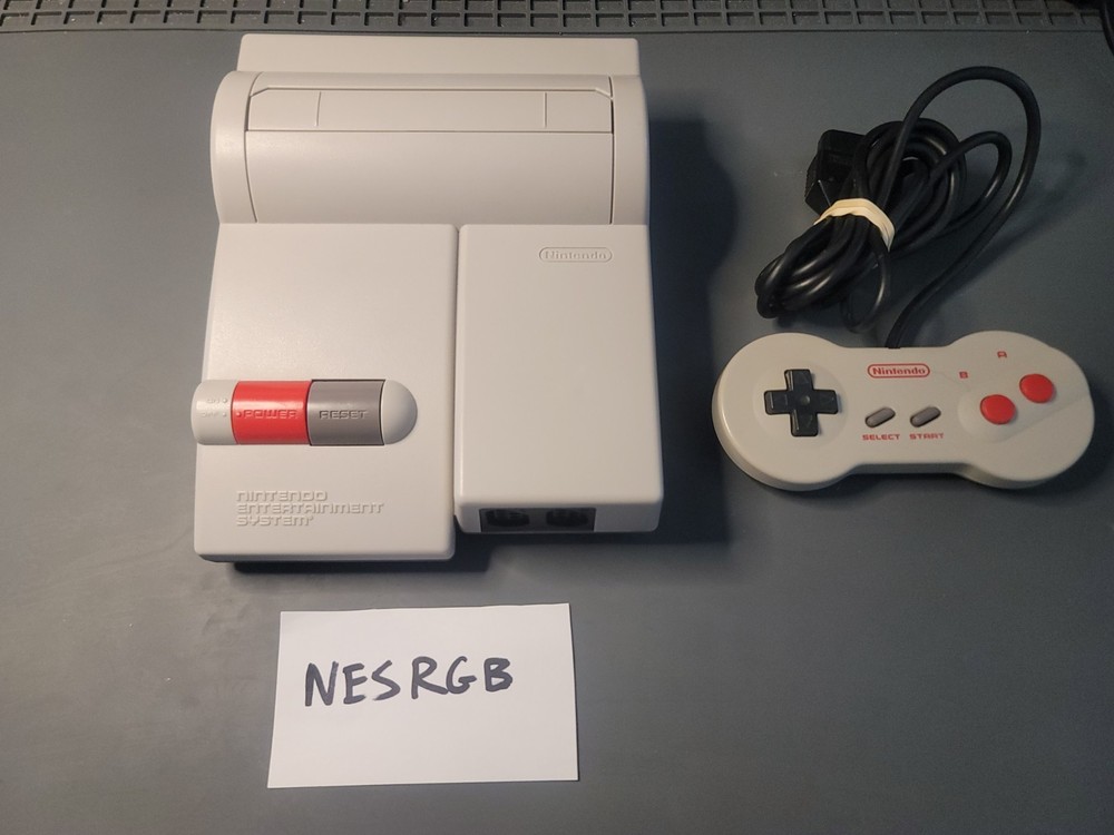 NES Top Loader NESRGB Multiout  LED  Dogbone Controller