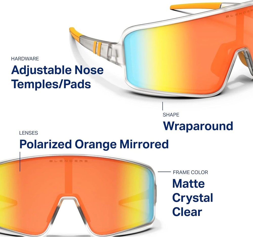 Blenders Unisex Eclipse Polarized Sunglasses, 100% UV Protection, Saturn Cloud