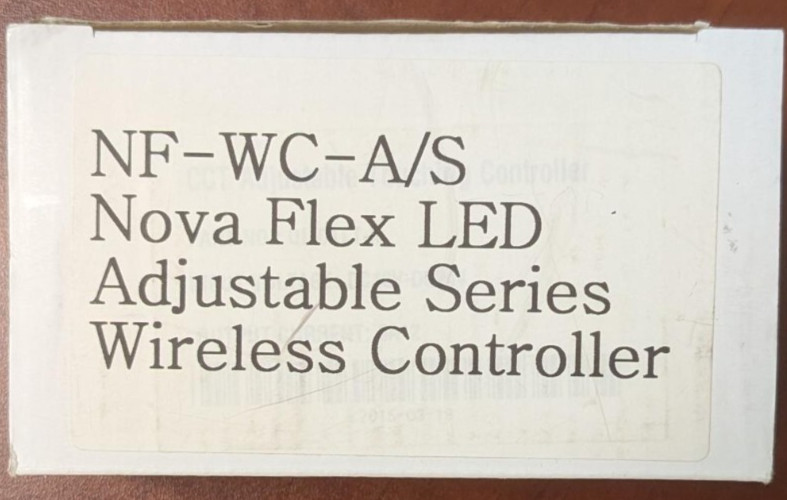 Nova Flex LED Remote & Strip Controller | Adjustable, Wireless, RF | NF-WC-A/S