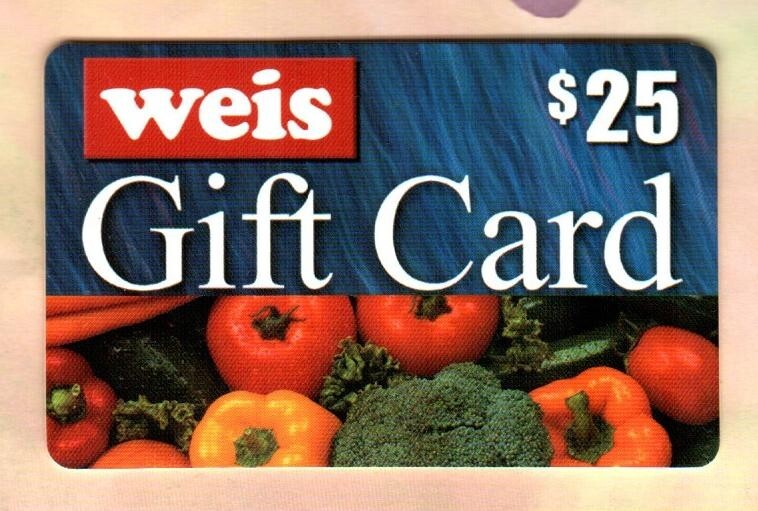 WEIS Assorted Vegetables ( 2003 ) Gift Card ( $0 - NO VALUE )