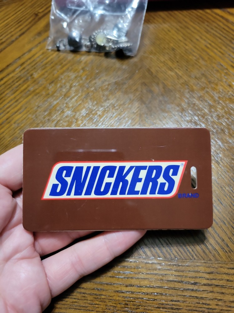 Vintage Snickers Liggage Tag