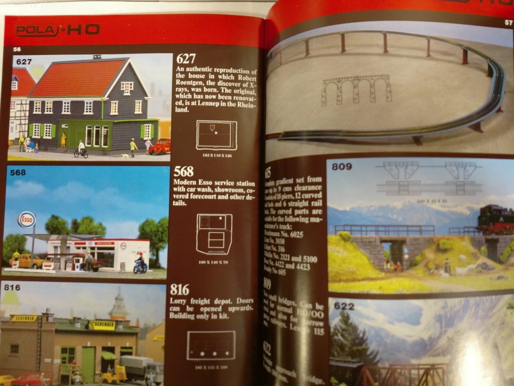 POLA 1982 Model Construction Kits HO-N Catalog