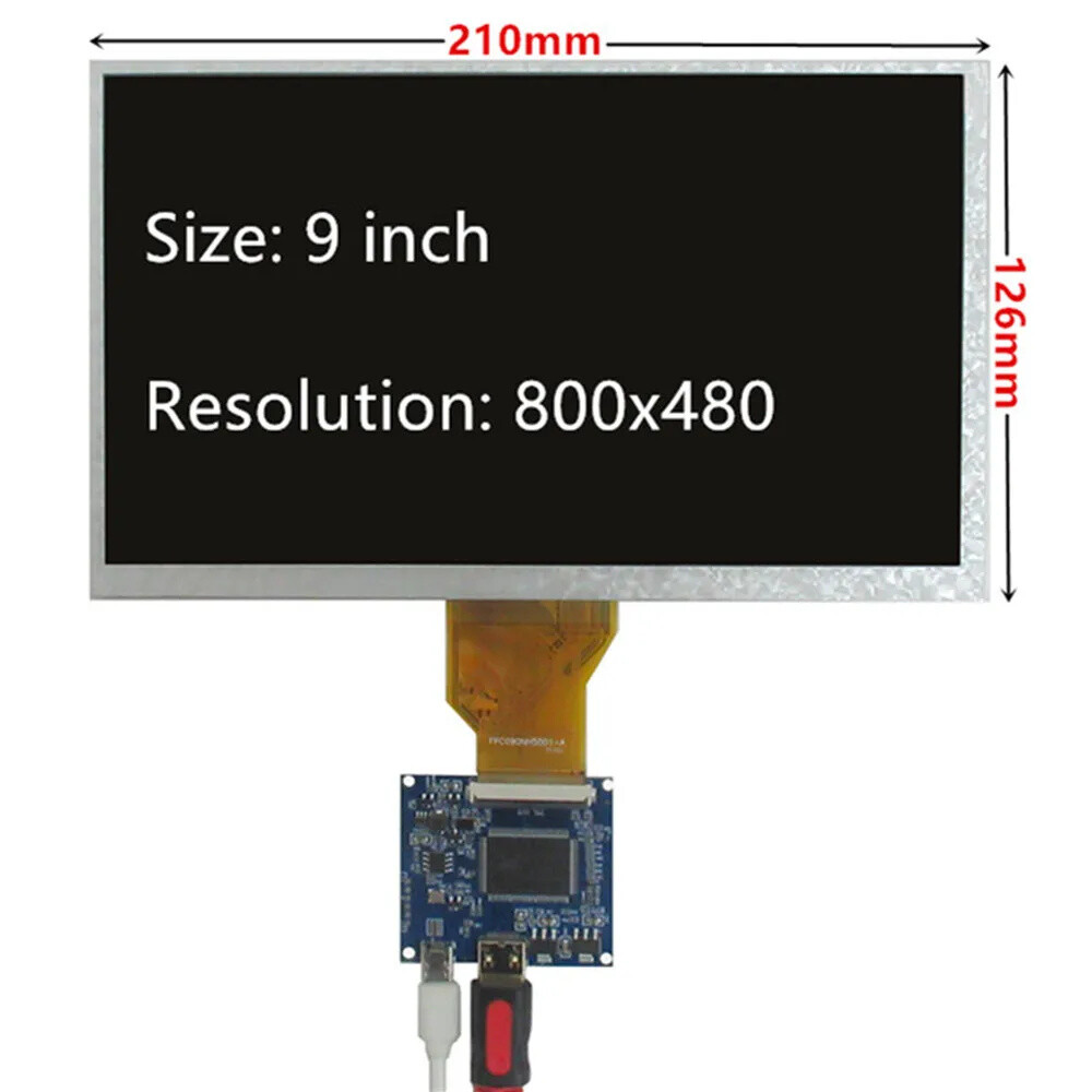 9 Inch AT090TN10 LCD Screen Controller Control Driver Board Mini HDMI-Compatible