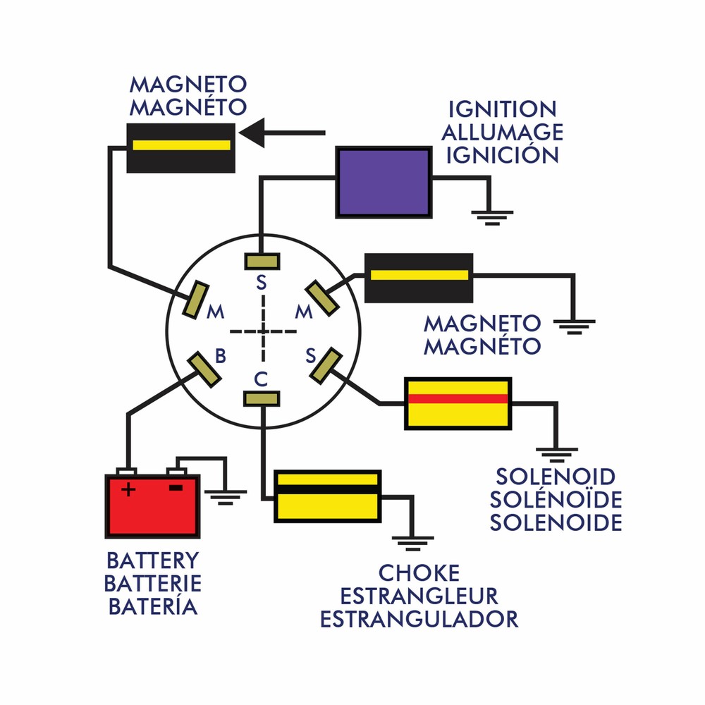 Sierra MP39090 Marine Ignition Switch