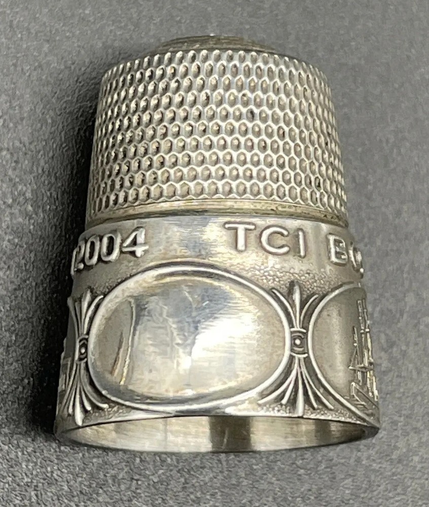 Sterling Silver Thimble TCI Boston Convention 2004 Simons