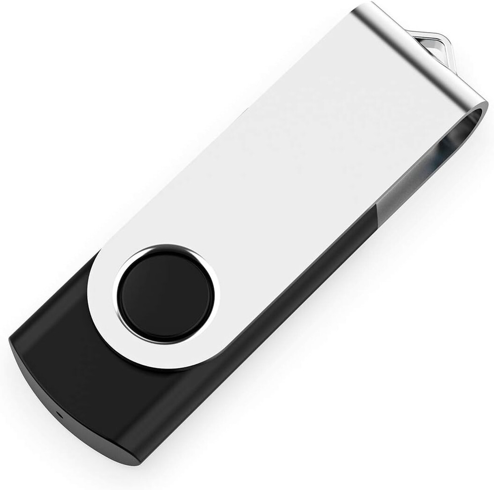 2 Pack 64GB USB 2.0 Flash Drive - Swivel Design for Fast Data Storage