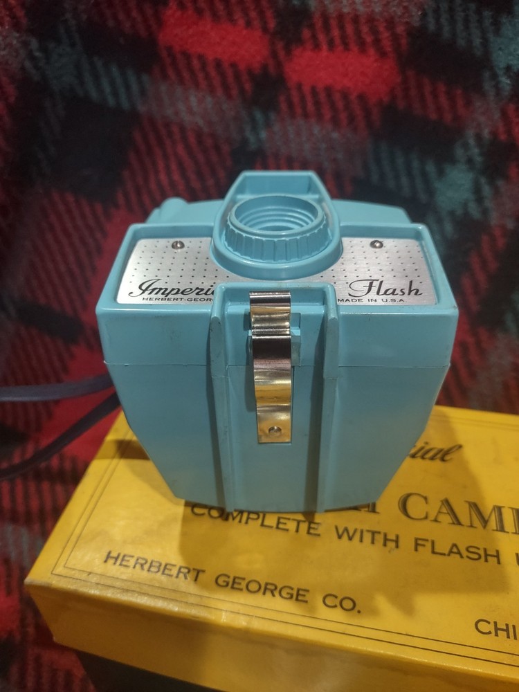 Vintage Imperial Mark XII Model 730 Blue Camera
