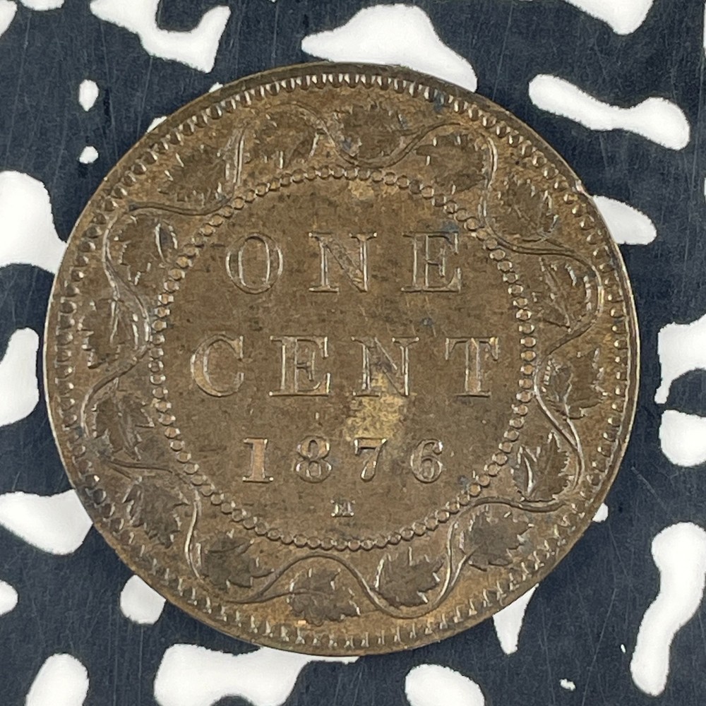 1876-H Canada Large Cent Lot#F2138 Nice!
