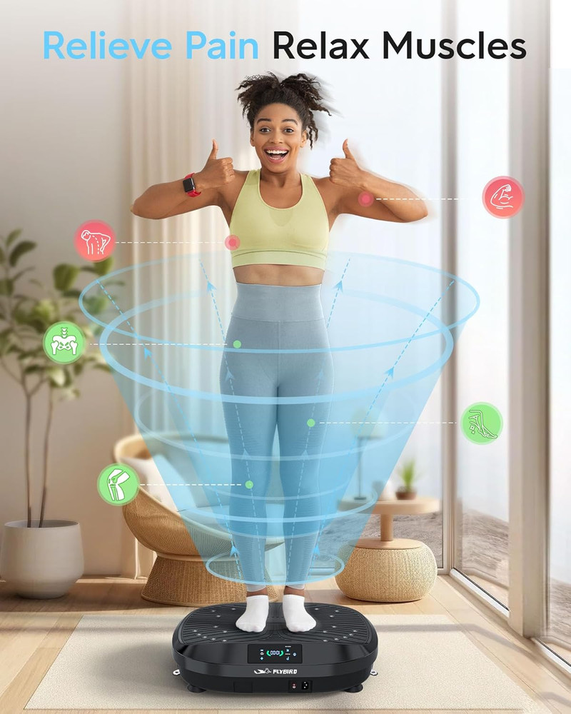 Vibration Plate- 4D & Oscillation Two Types Vibration Platform, Whole Body Worko