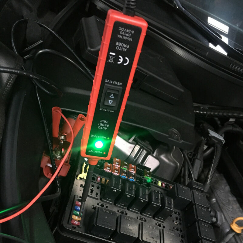 Car Auto 6-24V Power Probe Circuit Digital Electrical Tester Test Device System