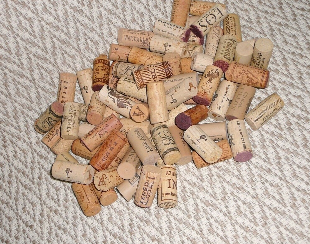 50 Used Wine Bottle CORKS for Crafts and Art Projects
