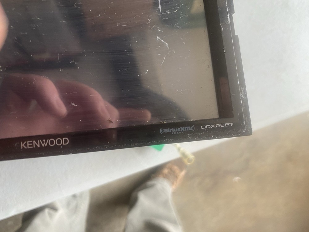 Kenwood DDX26BT Touchscreen DVD Receiver w/ 6.2" Display + Bluetooth Untested