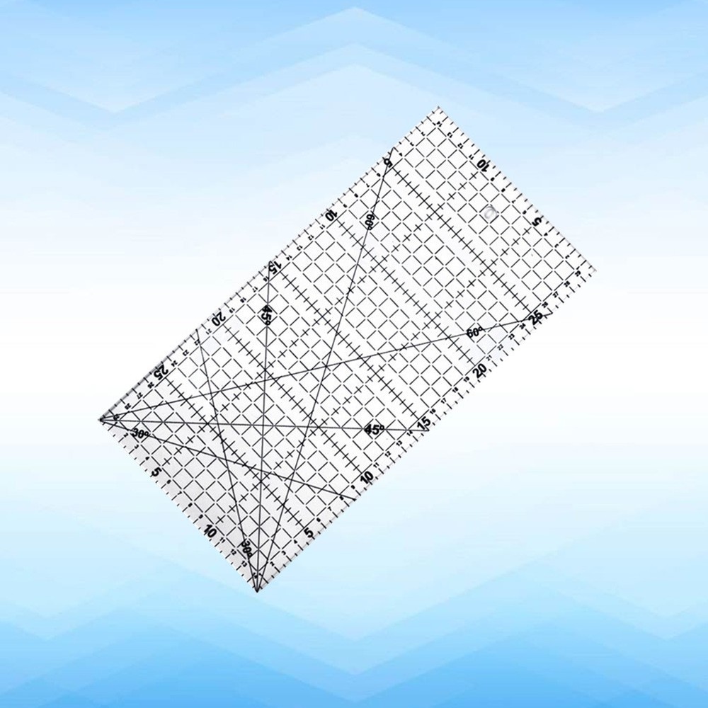 Multifunctional Portable Sewing Ruler Fabric Quilting Hemming for