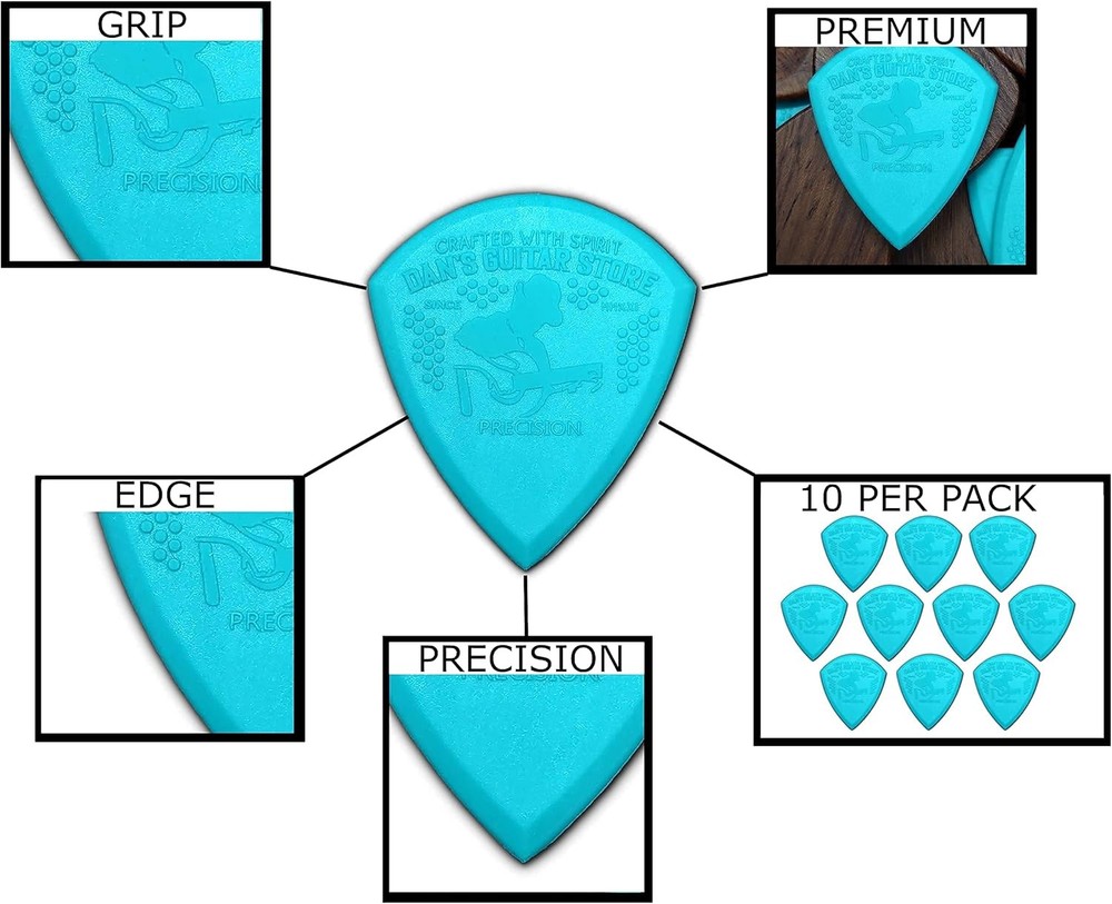 Dan's Guitar Store - Precision Pick - Medium-Small, Original