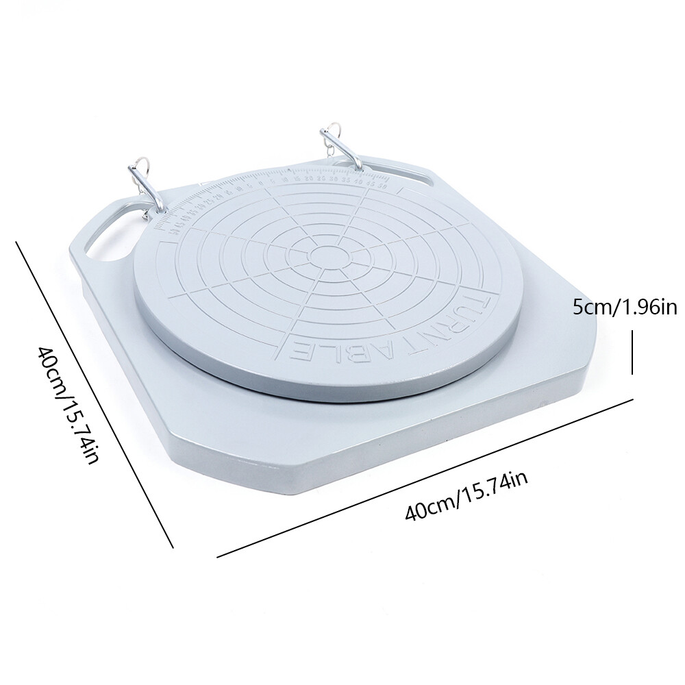 2PCS Durable Car Front End Wheel Alignment Tool Turntable Alignment Turn Plates