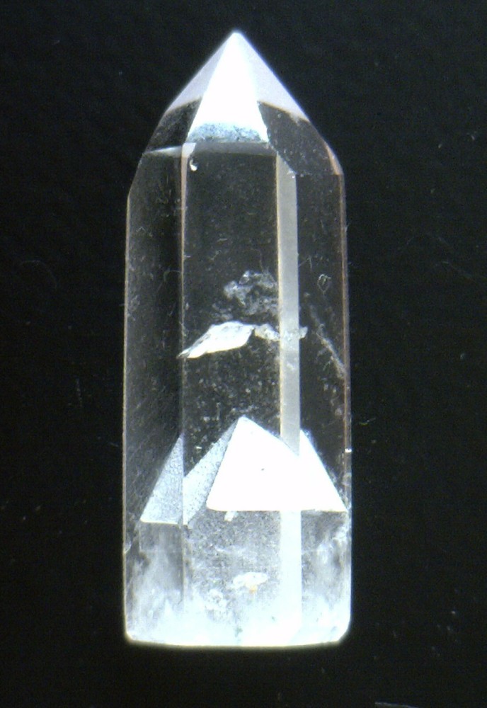 White Phantom Quartz Polished Crystal Madagascar r820d