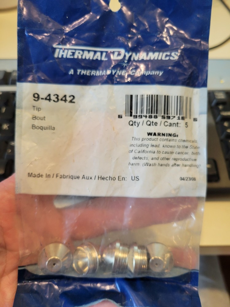 THERMAL DYNAMICS 9-4342 CUTTING TIP 70 A 9-4342 5/PK