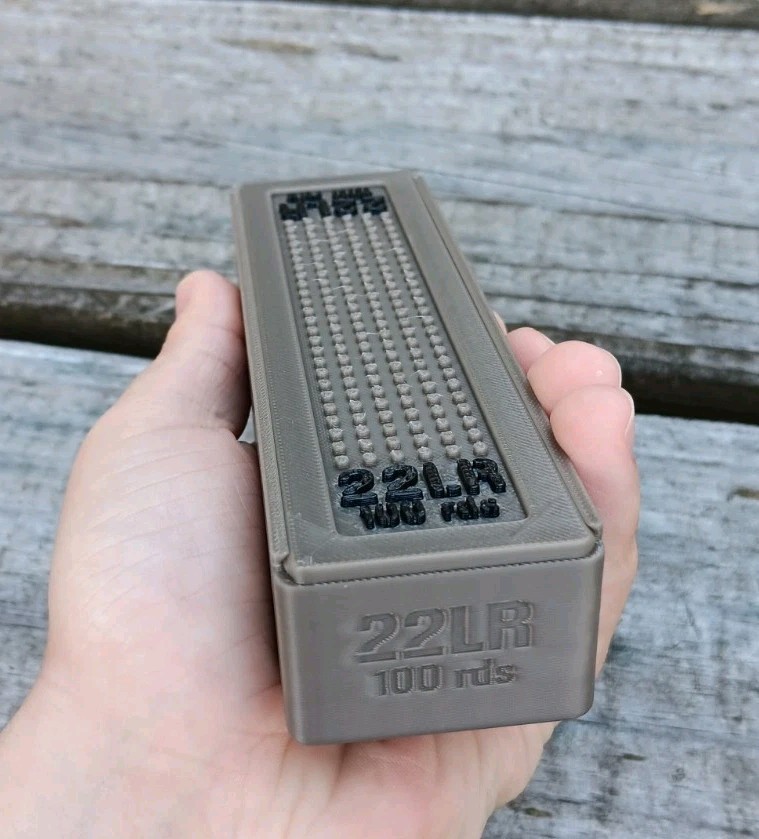 22LR Ammo Box 100rd Capacity (3 Pack)