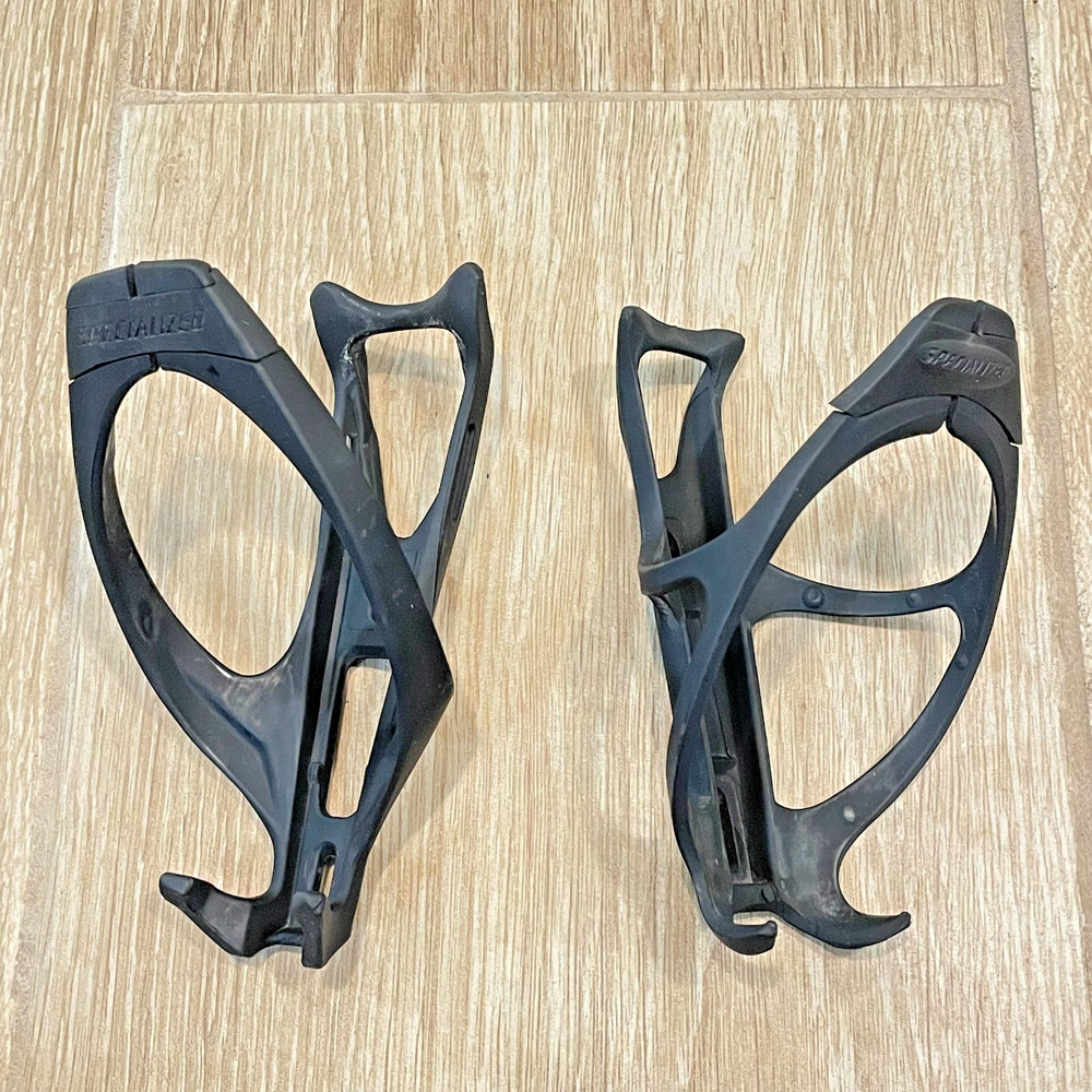 Specialized Rib Cage Black Bottle Cages Pair Set