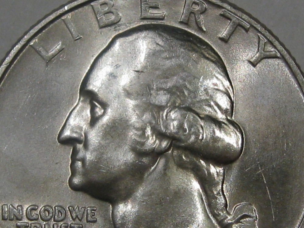 BU 1953-d Silver Washington Quarter. #28
