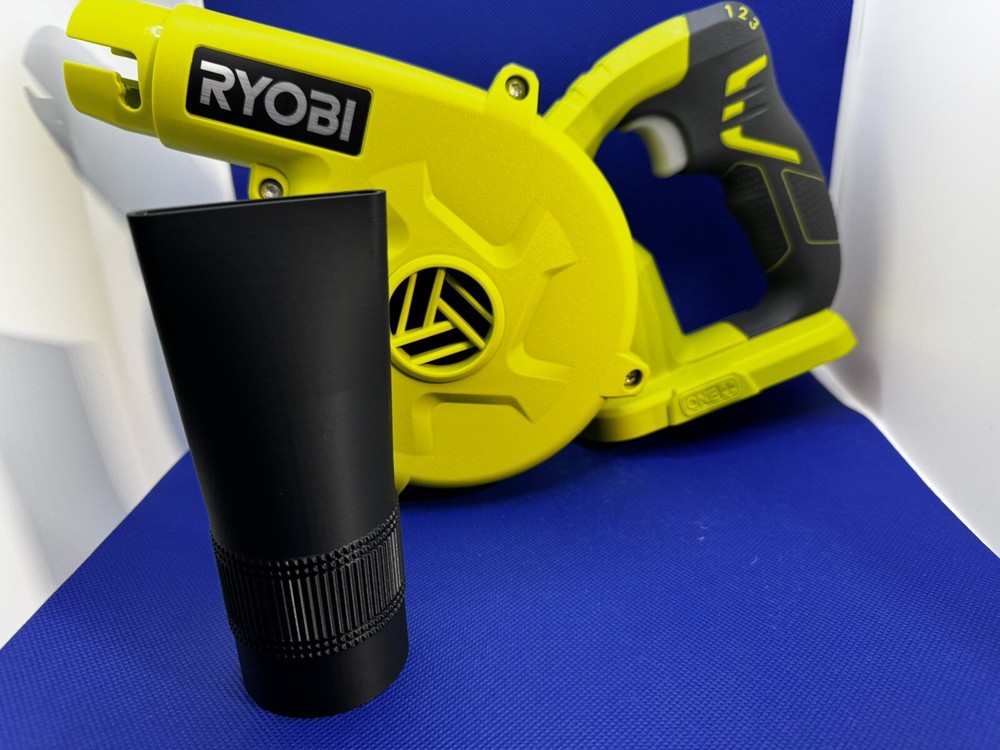 Short Stubby MEDIUM Nozzle  For Ryobi R18TB 18v blower Detailing Woodwork tools