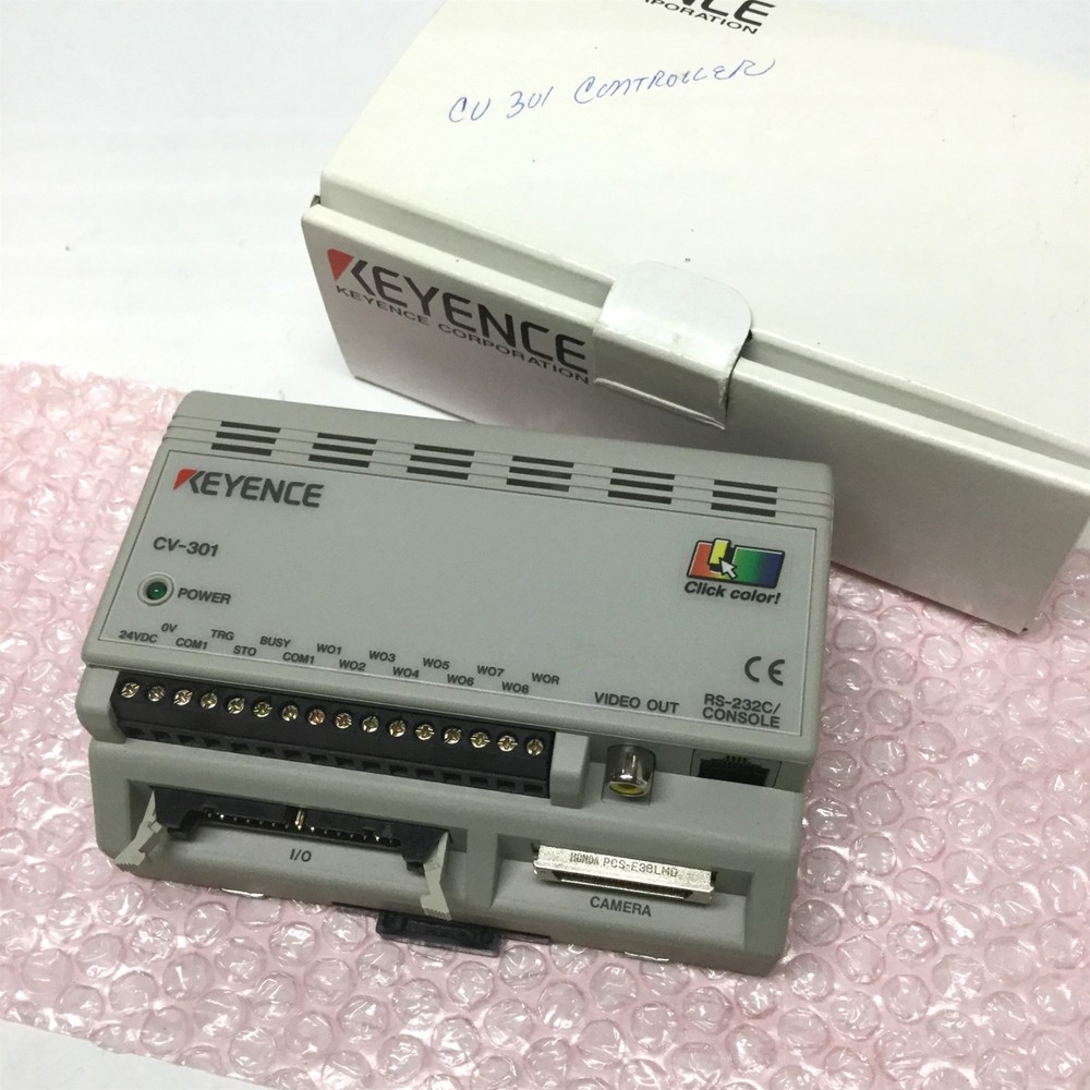 Keyence CV-301 Compact Machine Vision Color System Camera Controller Module