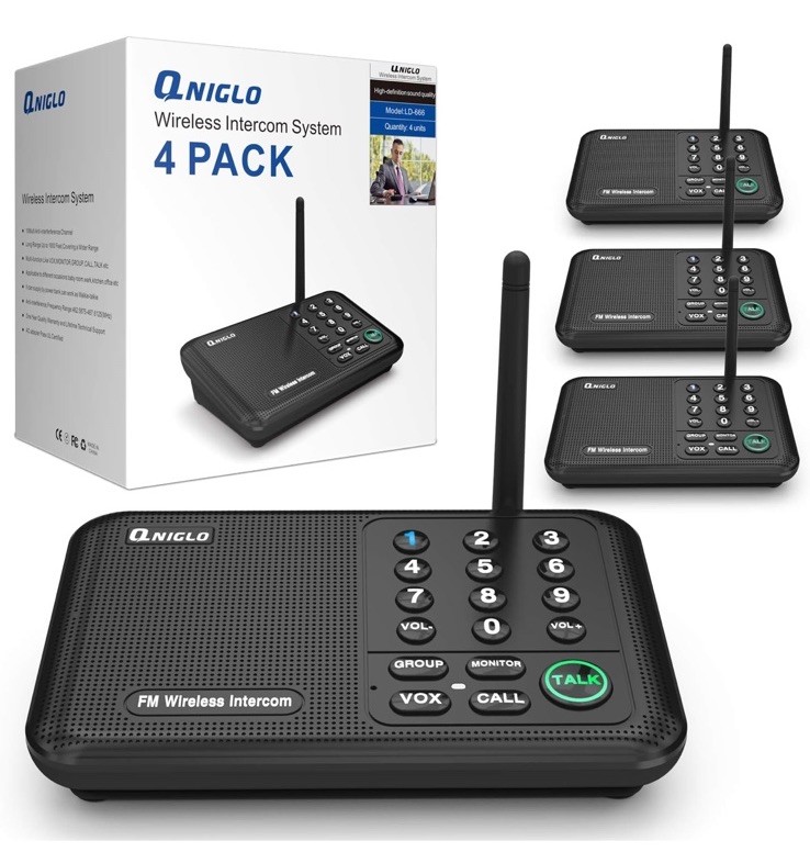 Intercoms Wireless for Home, Home Intercom System Wireless