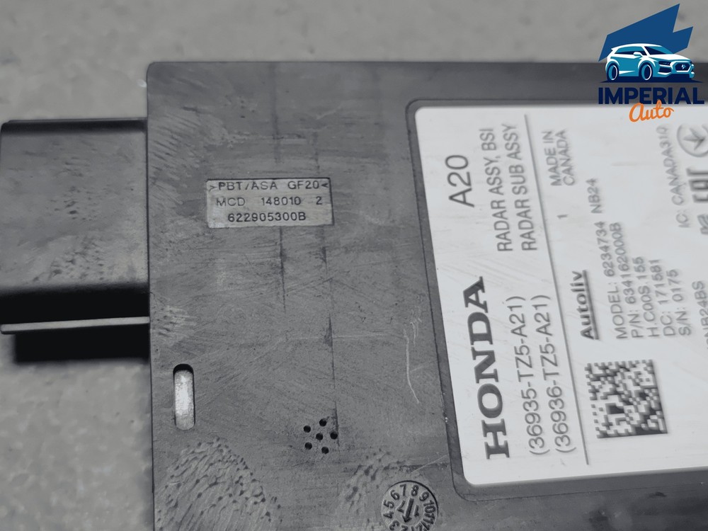 2017-2018 Acura MDX Rear Left Driver Side Blind Spot Radar Sensor Module OEM