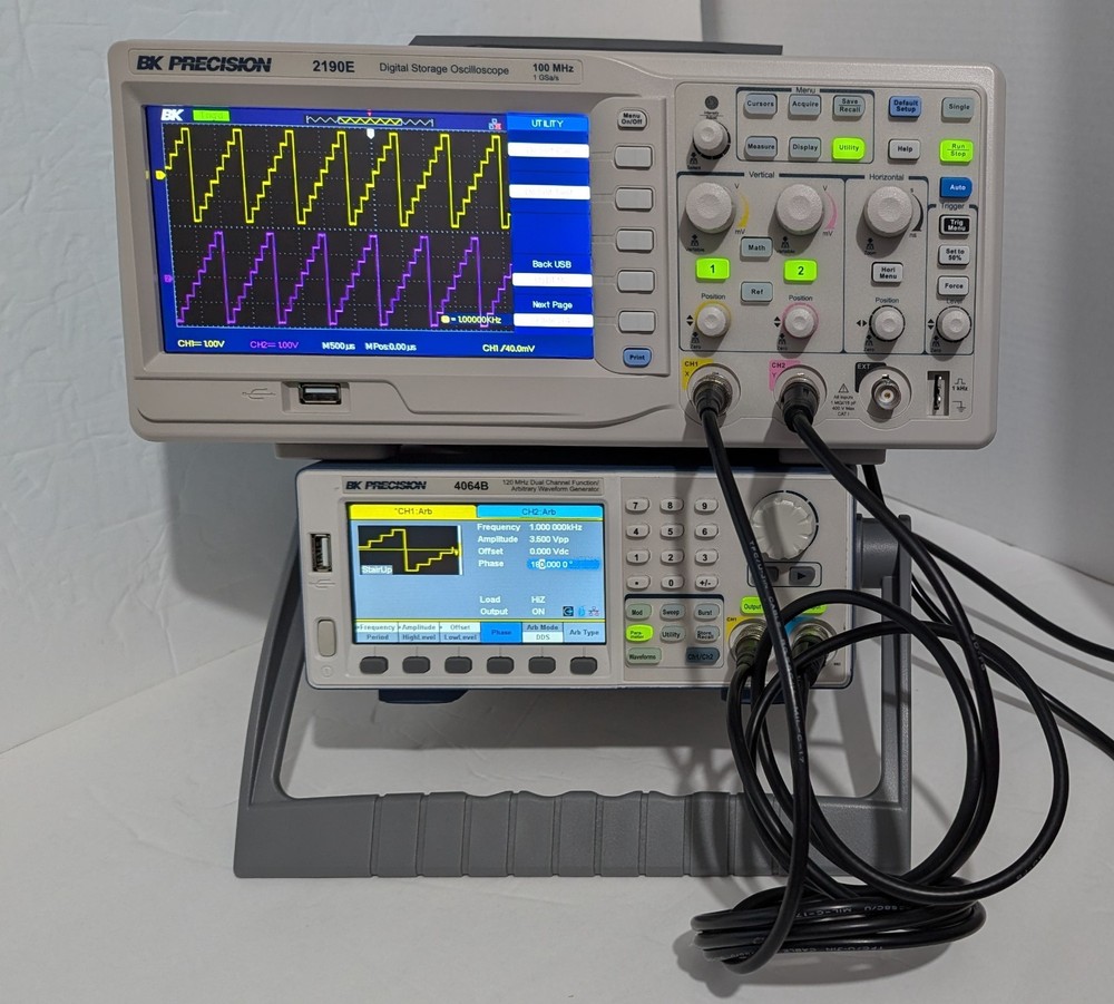 BK Precision 4064B Dual CH 120 MHz Function Arbitrary Waveform Generator. Used