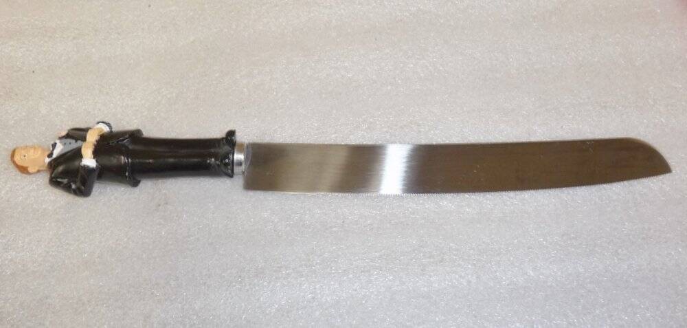 Boston Warehouse Wedding Groom Cake Knife Used