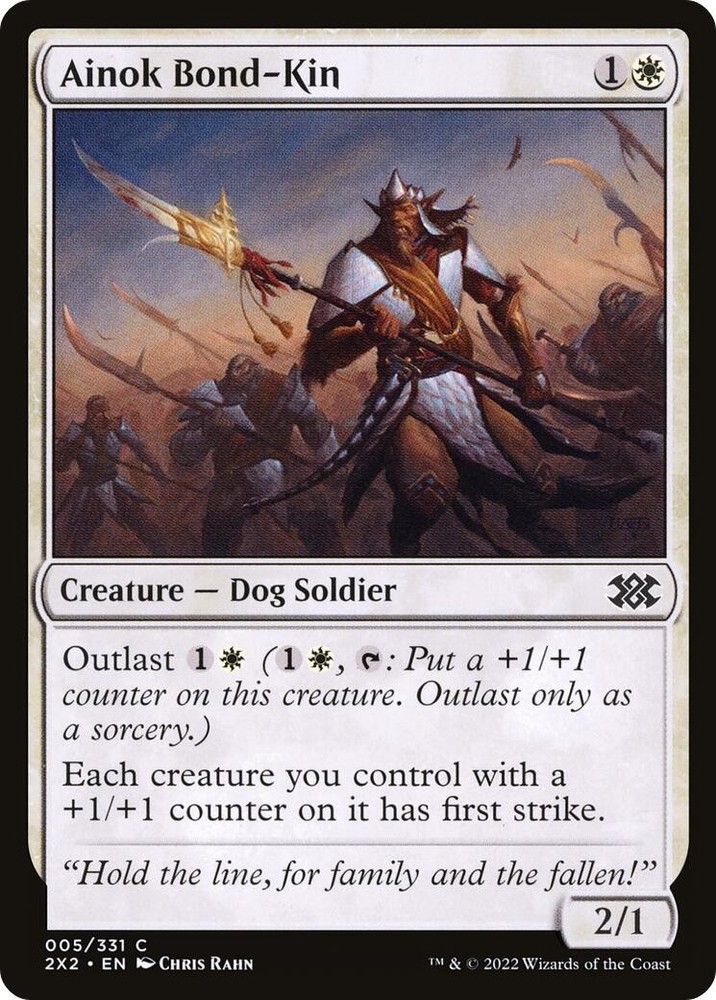 Ainok Bond-Kin Double Masters 2022 5 MTG LP